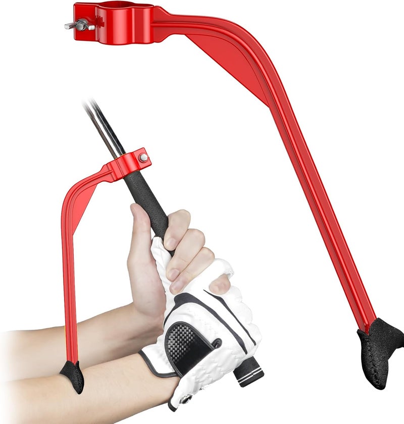 GreenHaven Golf Training Wrist Hinge Golf Swing Training Aid Swing Correcting Trainer Tool for Golfers Beginners Arm Elbow Posture Teaching Accessory for Golf Club Practice - Image 1